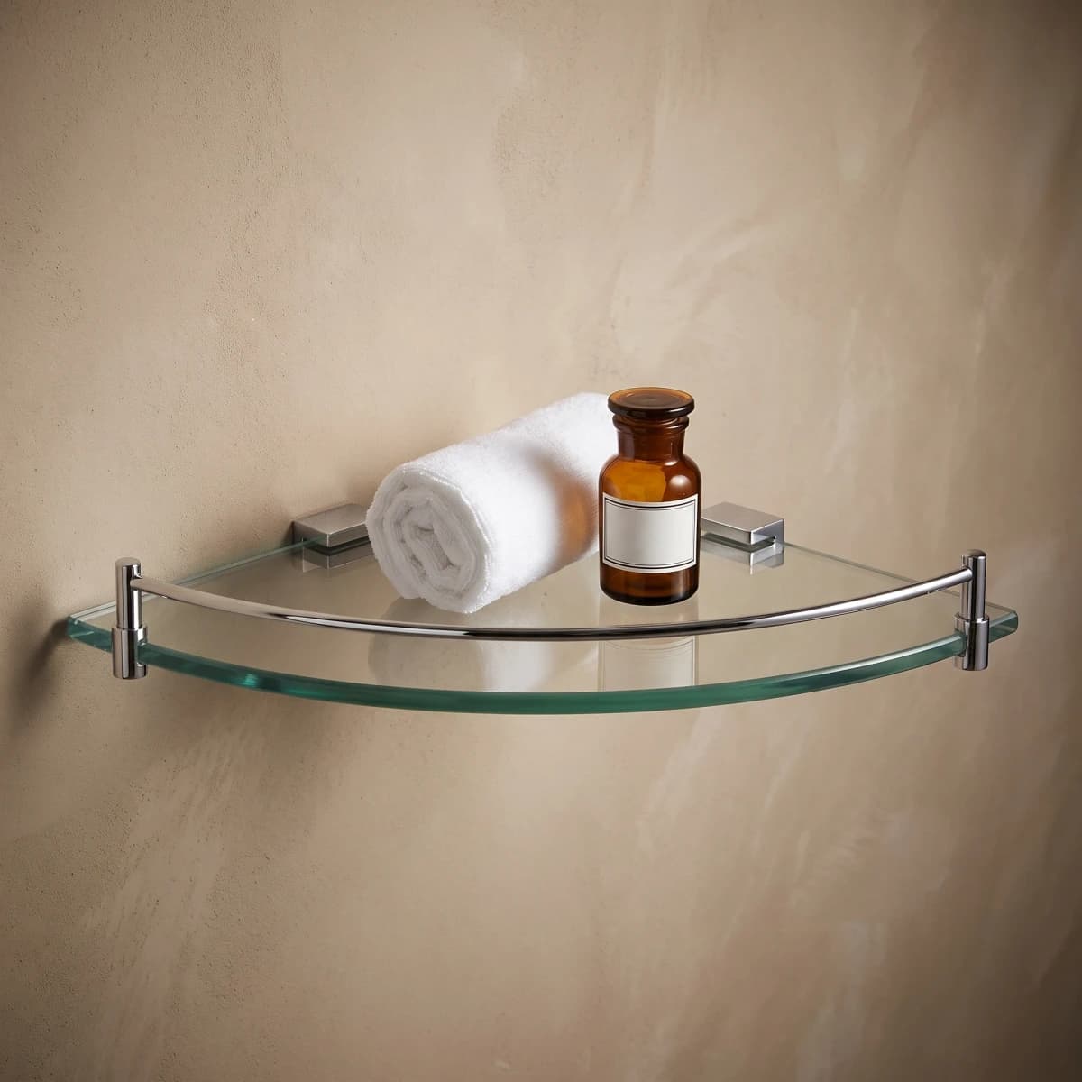 Aquaro Corner Glass Shelf