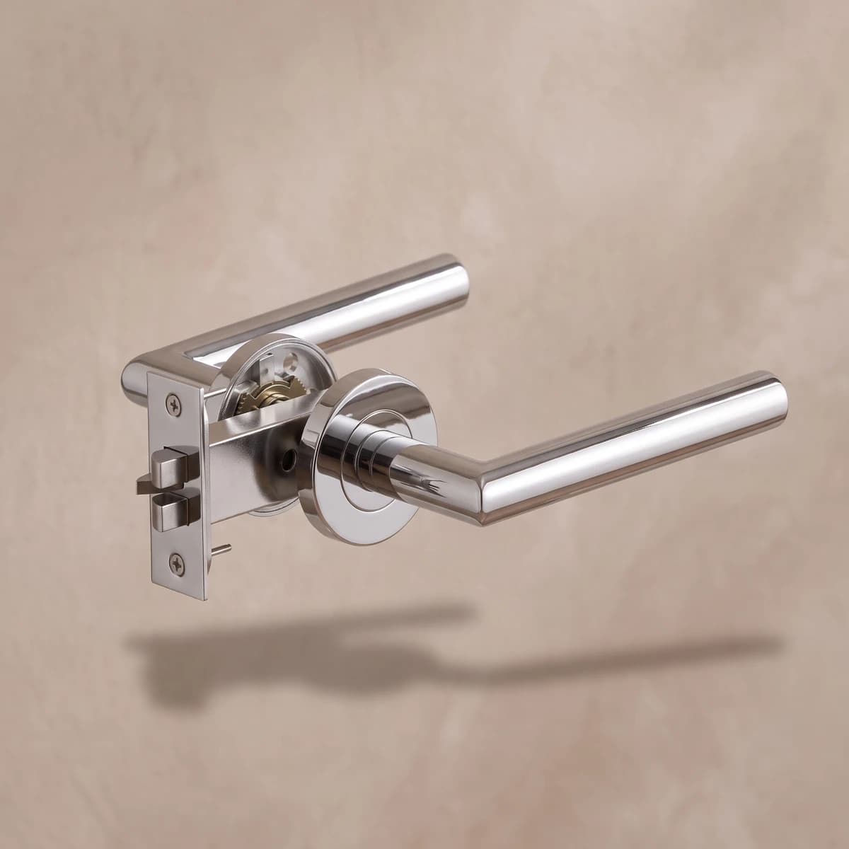 Aquaro Door Handle, Chrome