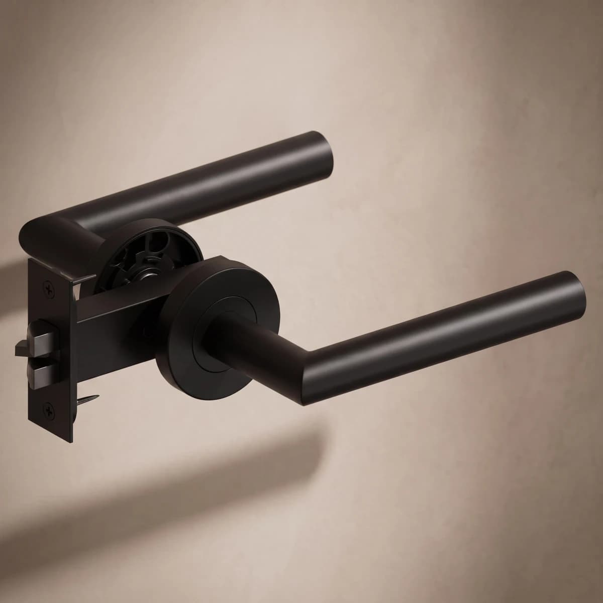 Aquaro Door Handle in Matte Black