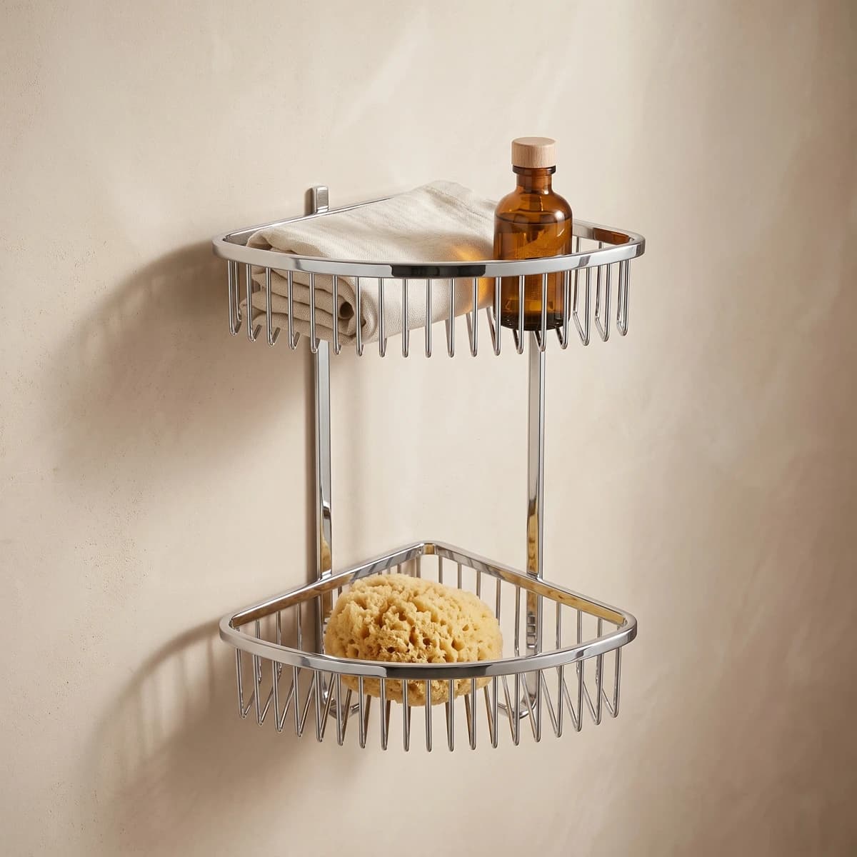 Aquaro Double Corner Basket