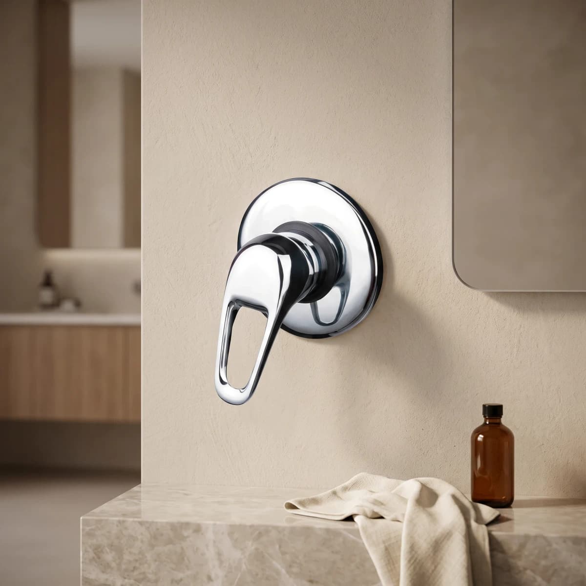 Aquaro Duck Handle Wall Mixer, Standard