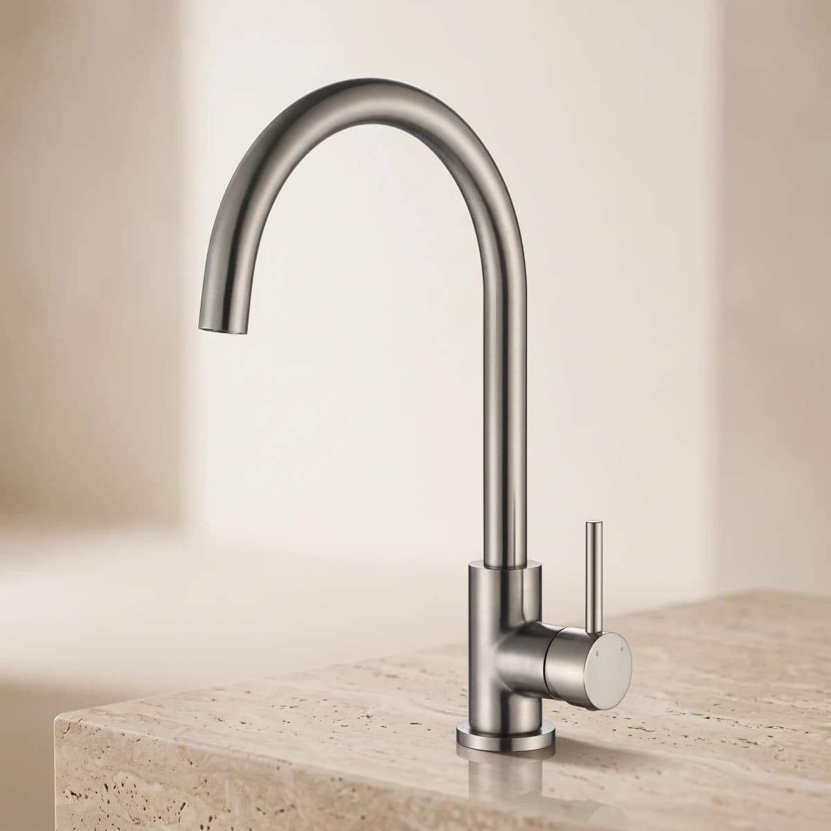 Aquaro Kitchen/Laundry Mixer in Brushed Nickel