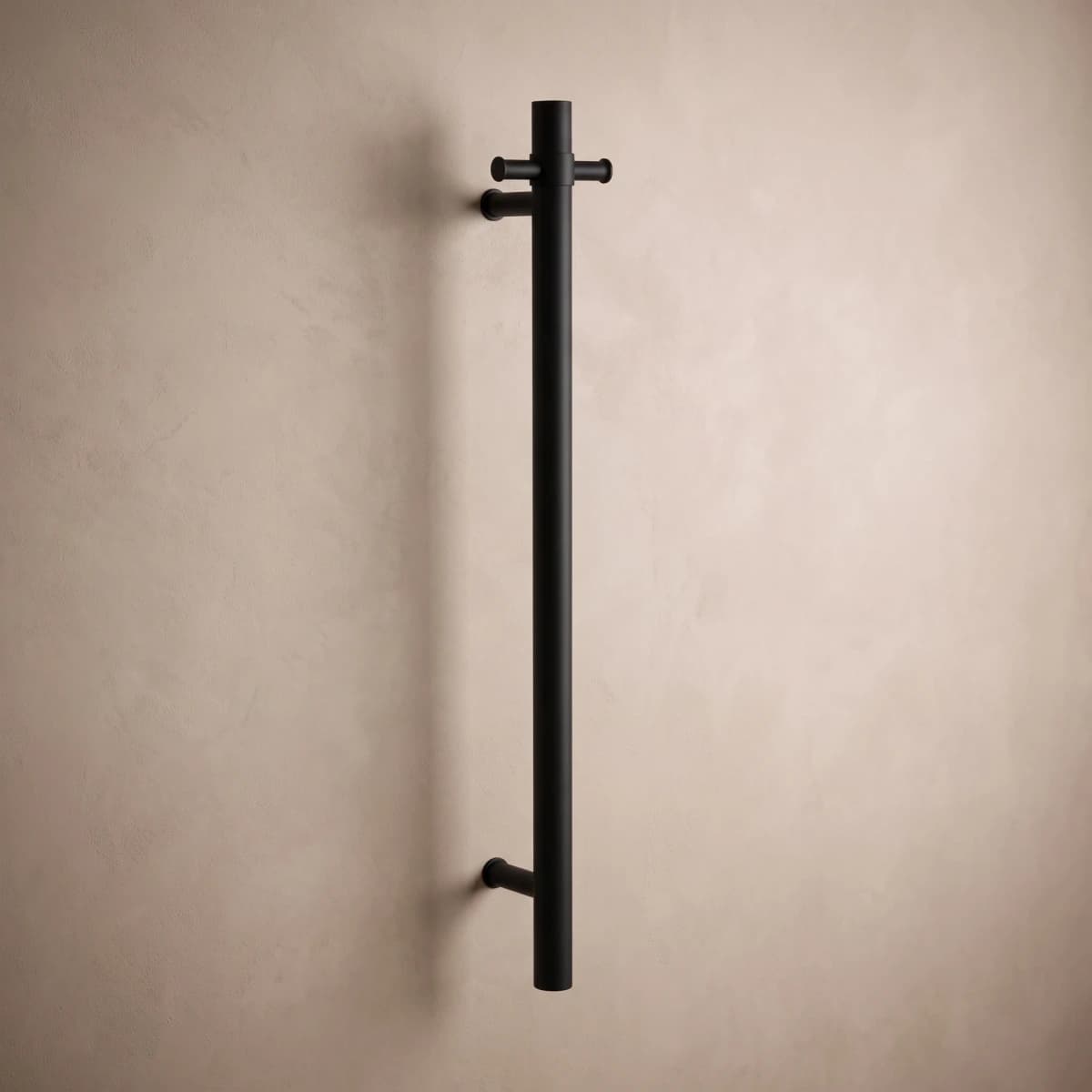 Aquaro Heated Towel Rail 900mm, Matte Black