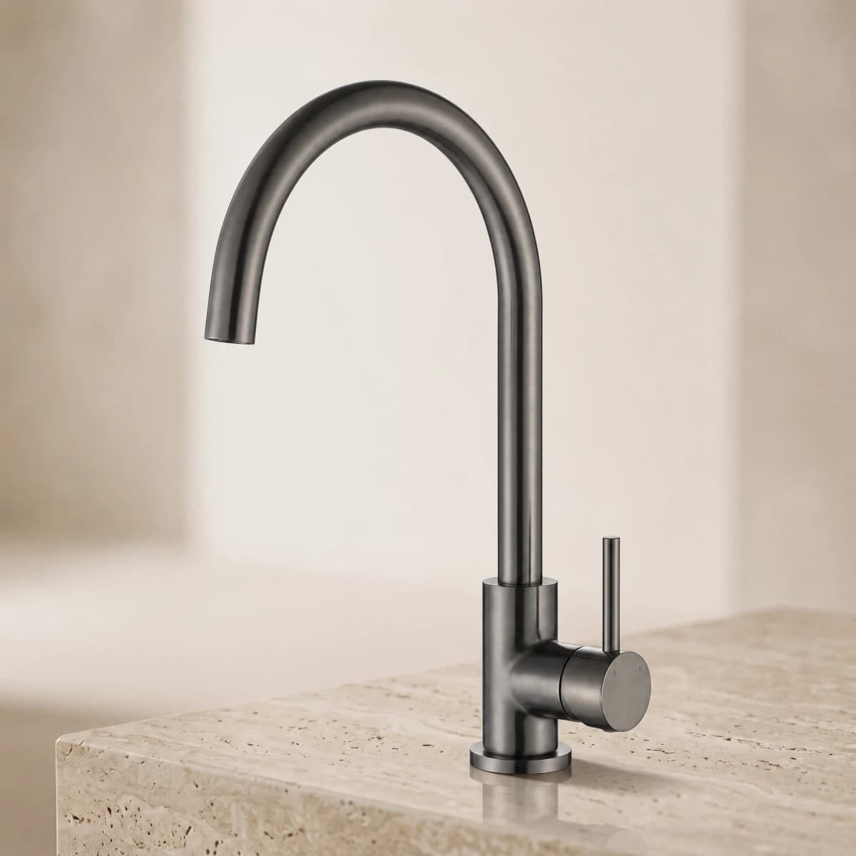 Aquaro Kitchen/Laundry Mixer in Gunmetal