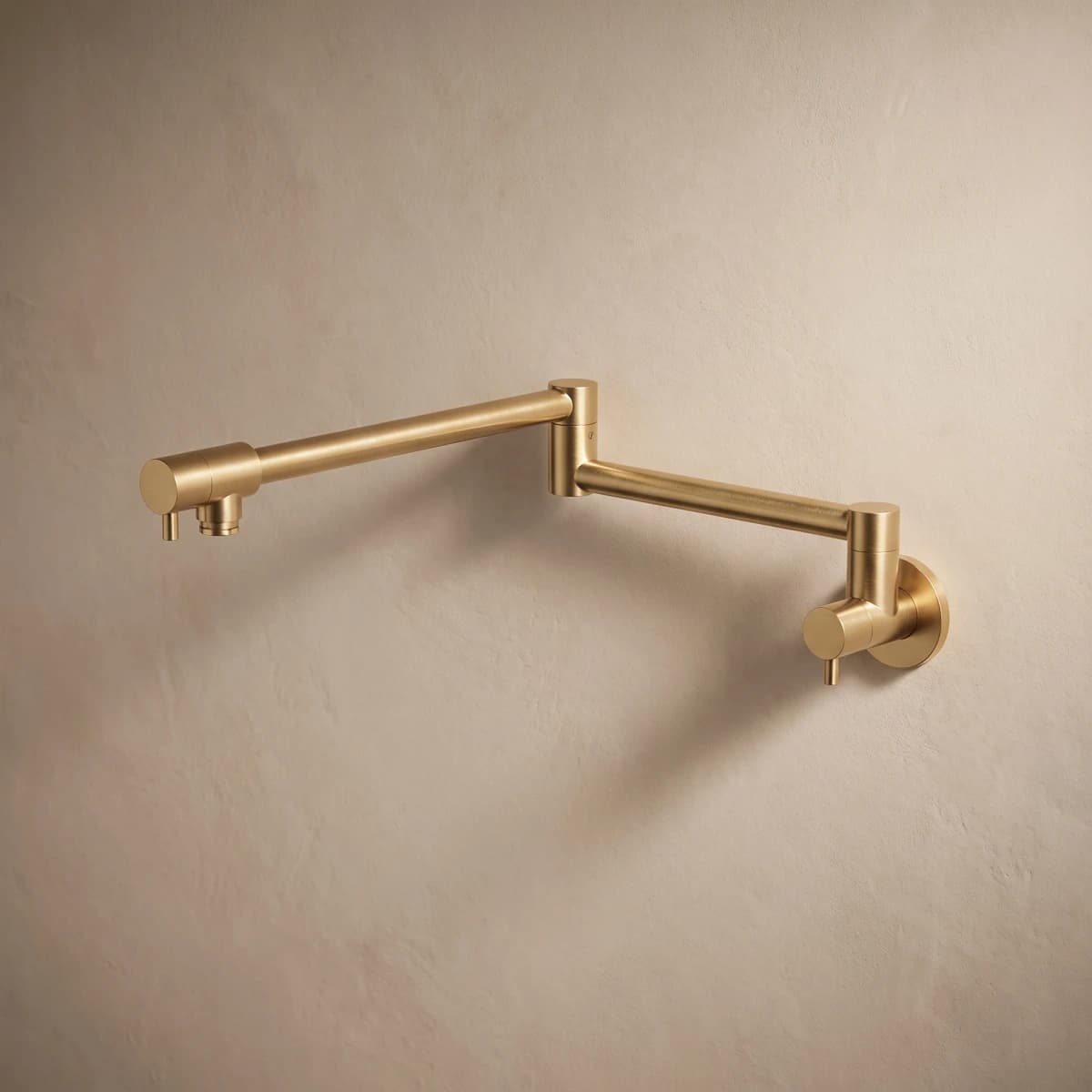 Aquaro Poise Pot Filler in Brushed Gold