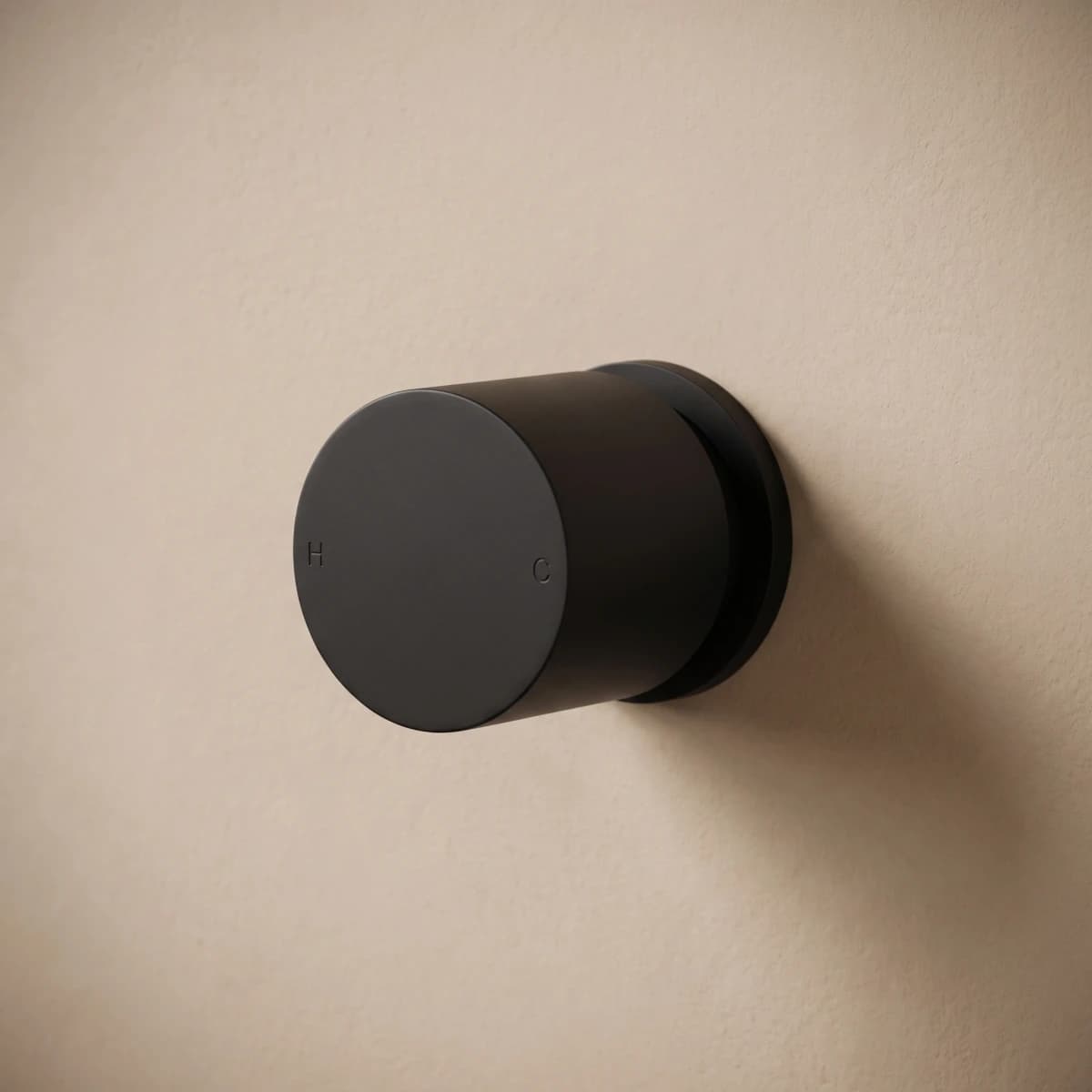 Aquaro Poise Progressive Wall Mixer in Matte Black