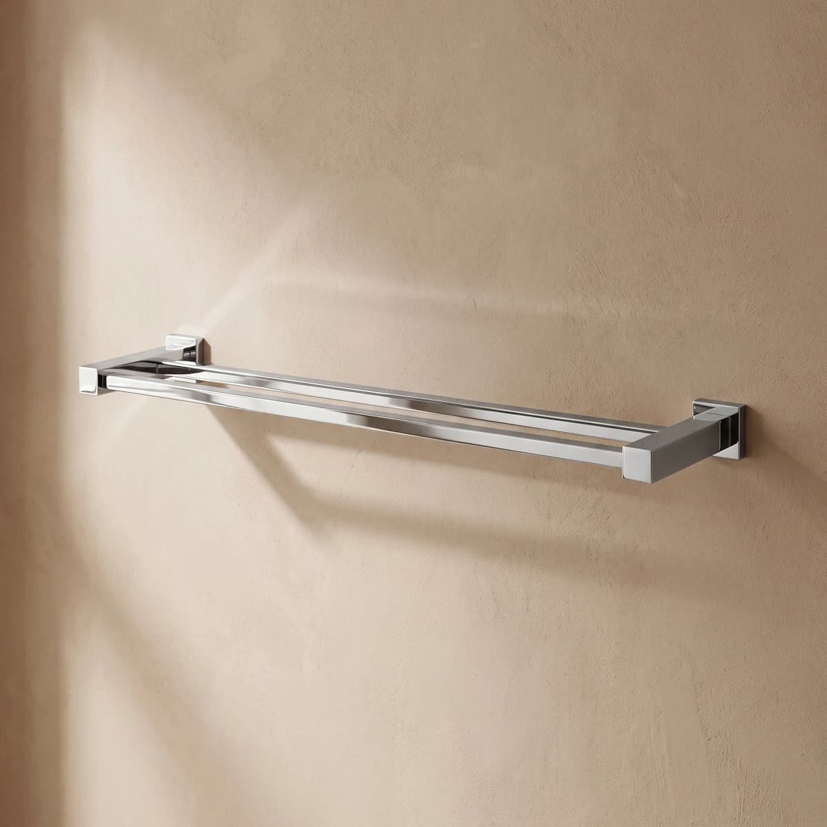 Aquaro Rola Double Towel Rail, 450mm