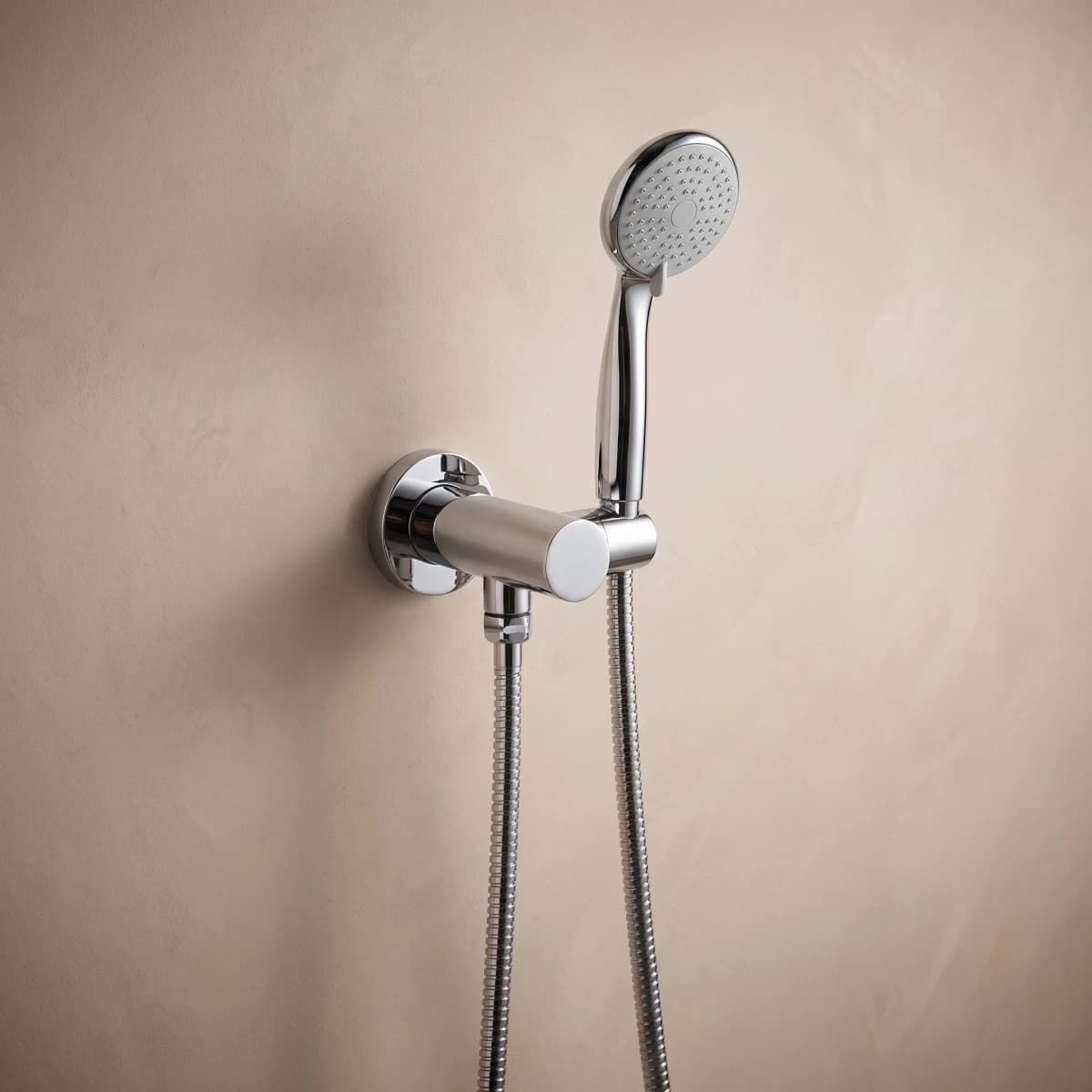 Aquaro Round Shower Outlet & Handset, Standard