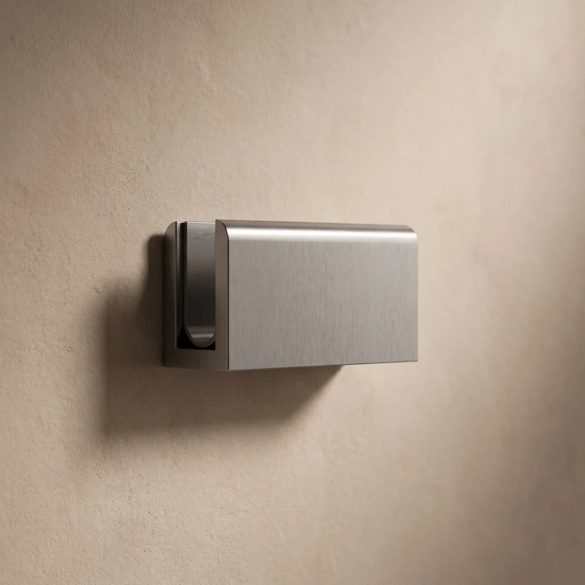 Aquaro Shower Glass Clamp in Gunmetal
