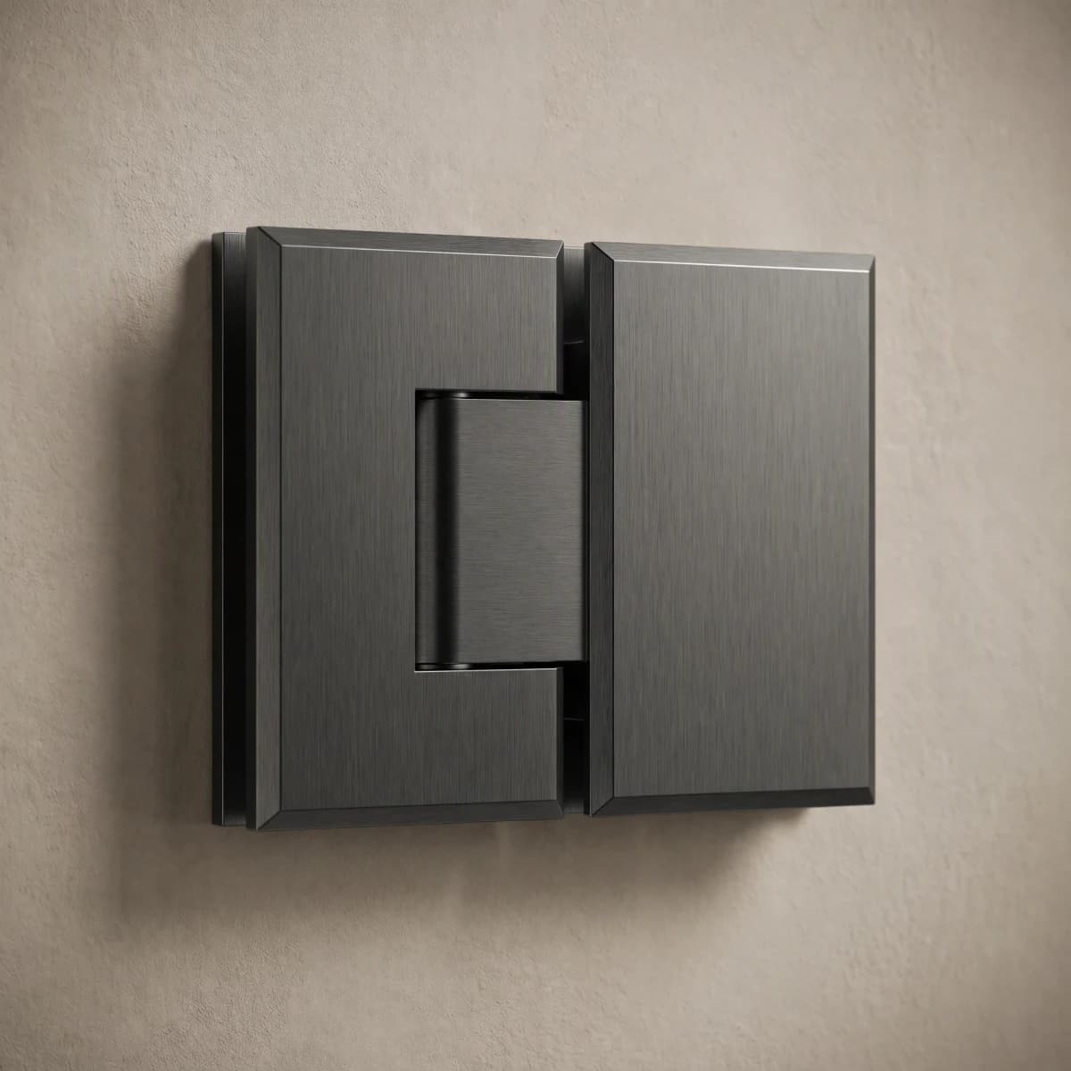 Aquaro Shower Hinge in Gunmetal