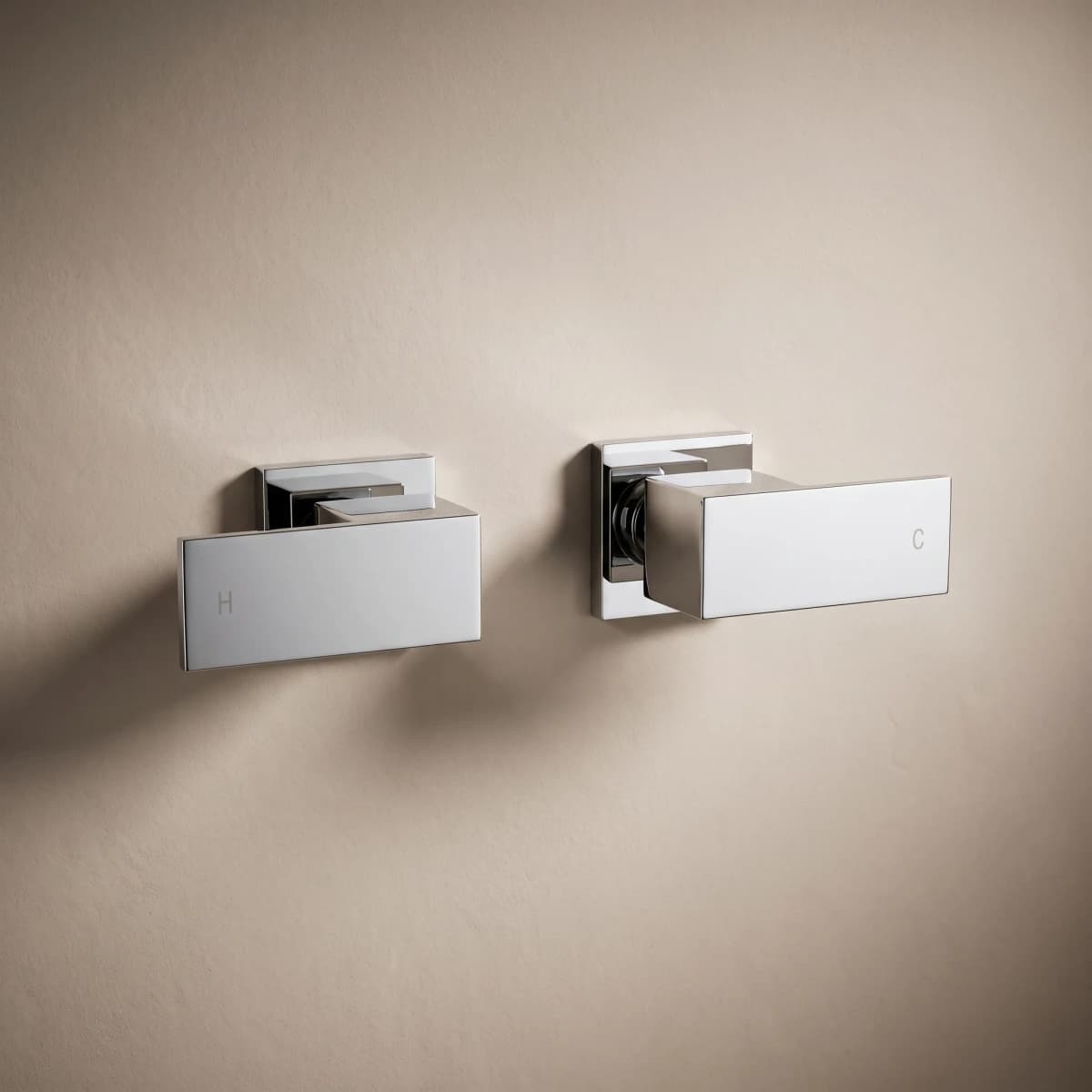 Aquaro Square Handle Wall Top Assemblies, Standard