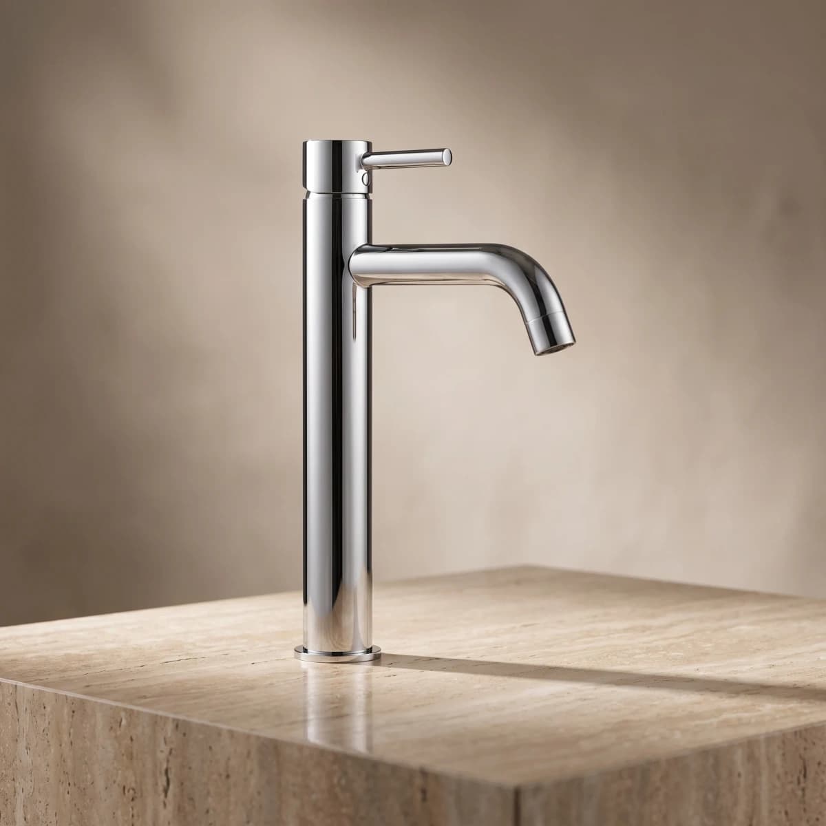 Aquaro Tall Poise Basin Mixer in Chrome