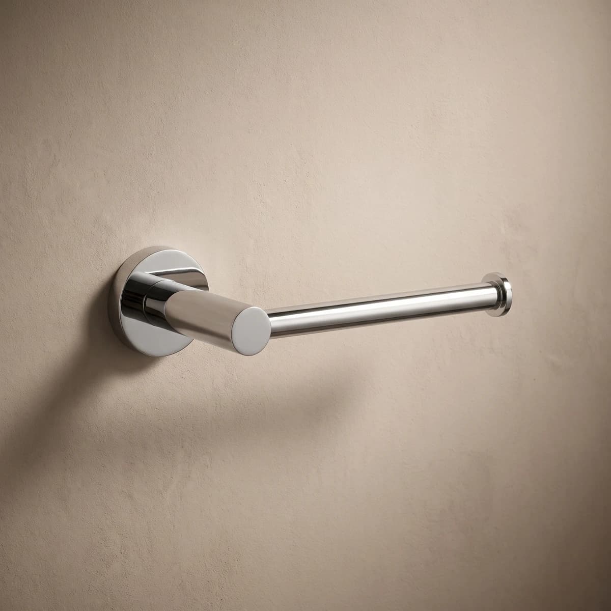 Aquaro Round Bar Toilet Paper Holder in Chrome