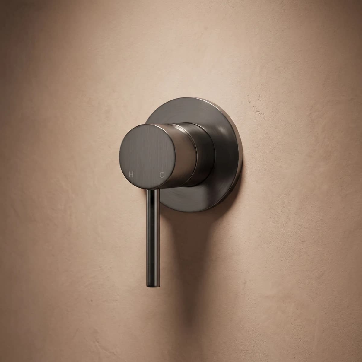 Aquaro Wall Mixer in Gunmetal