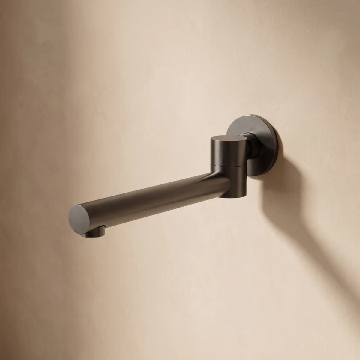 Aquaro Bath Spout – Swivel 242mm in Gunmetal