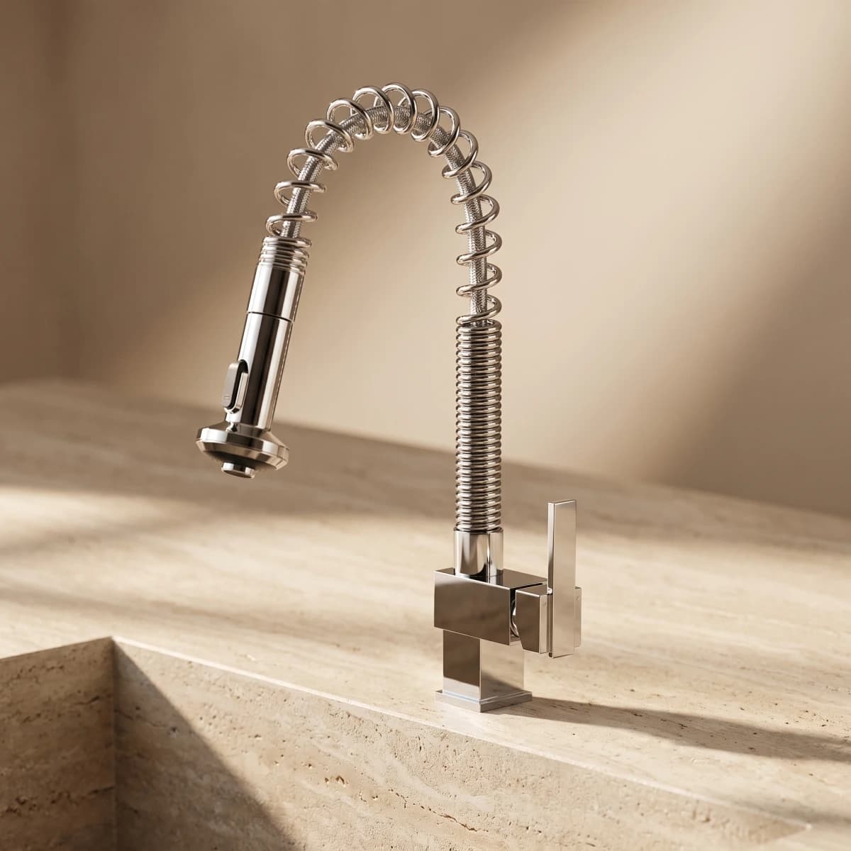 Aquaro Coil Pull-Down Mixer 426mm, Standard