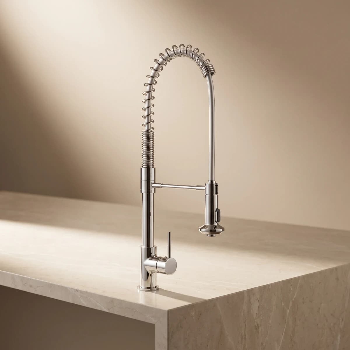 Aquaro Coil Pull-Down Mixer 636mm, Standard