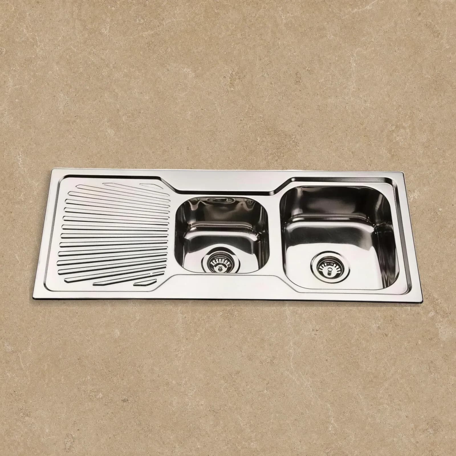 Aquaro Square Sink 1080 — Right Hand Bowl