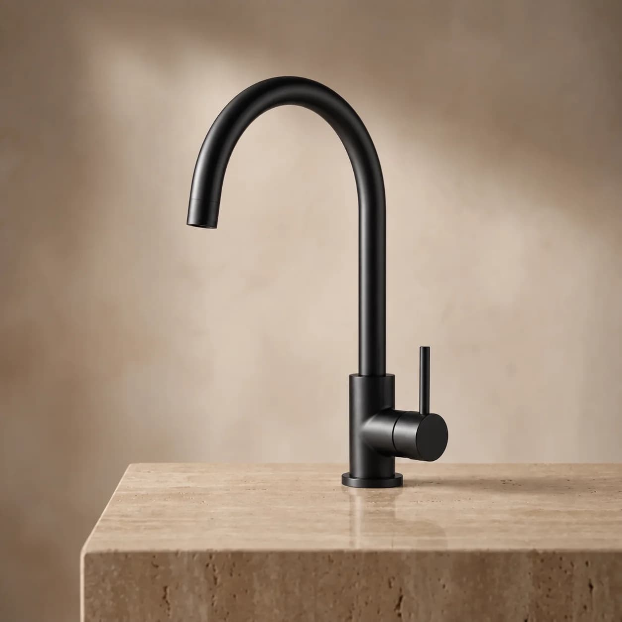 Aquaro Kitchen/Laundry Mixer in Matte Black