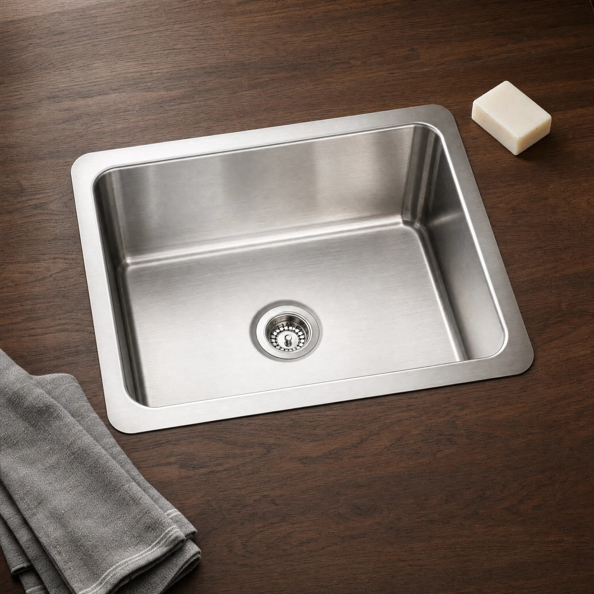 Aquaro 45L Laundry Trough 630mm, No Tap Hole
