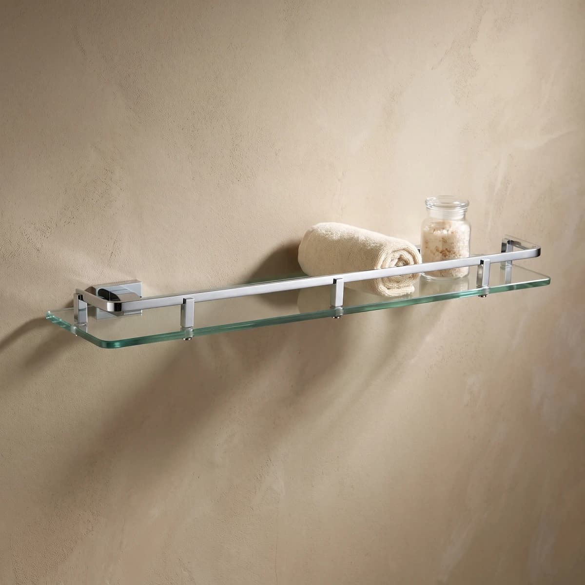 Aquaro Rect Glass Shelf, Standard