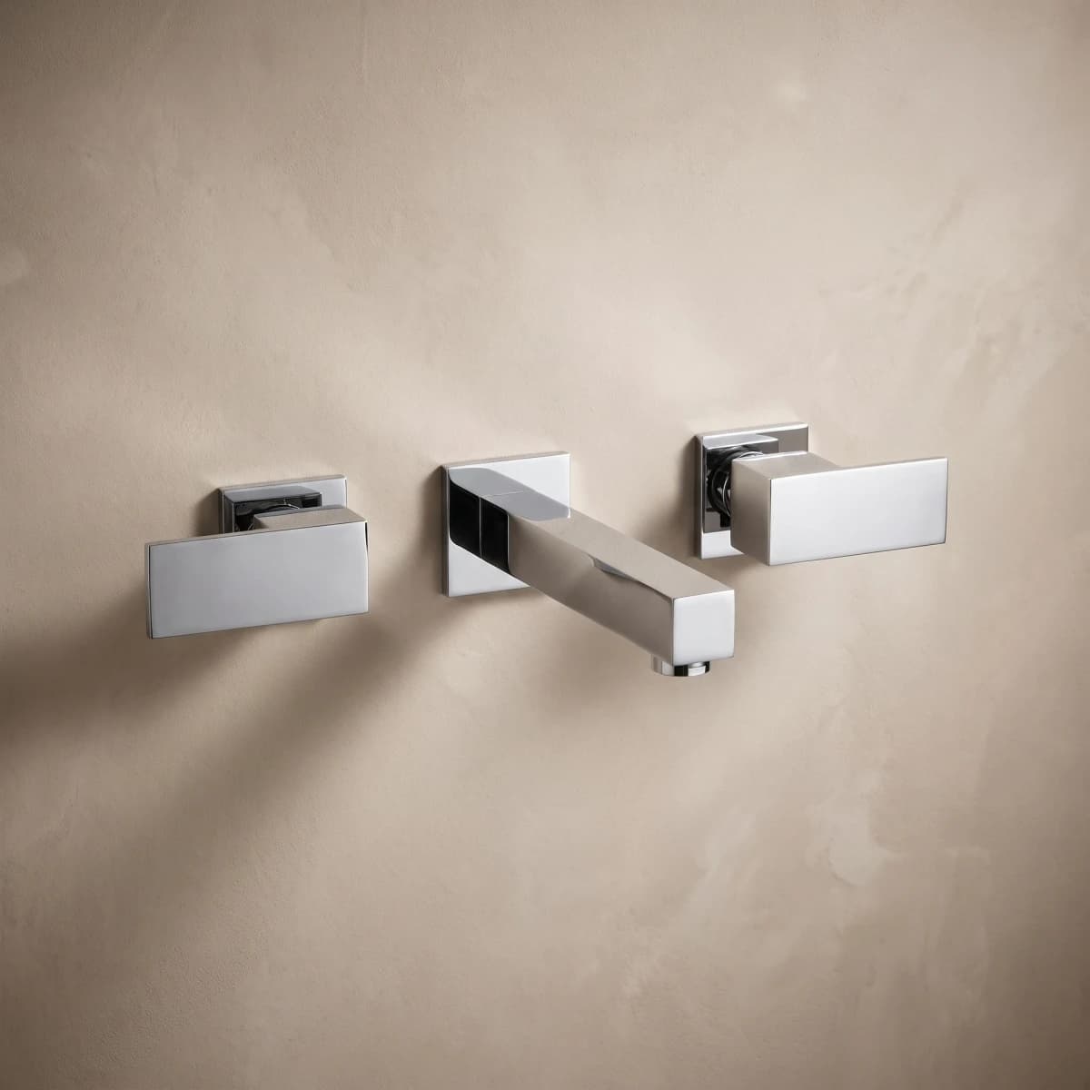 Aquaro Square Handle Bath Set, Standard
