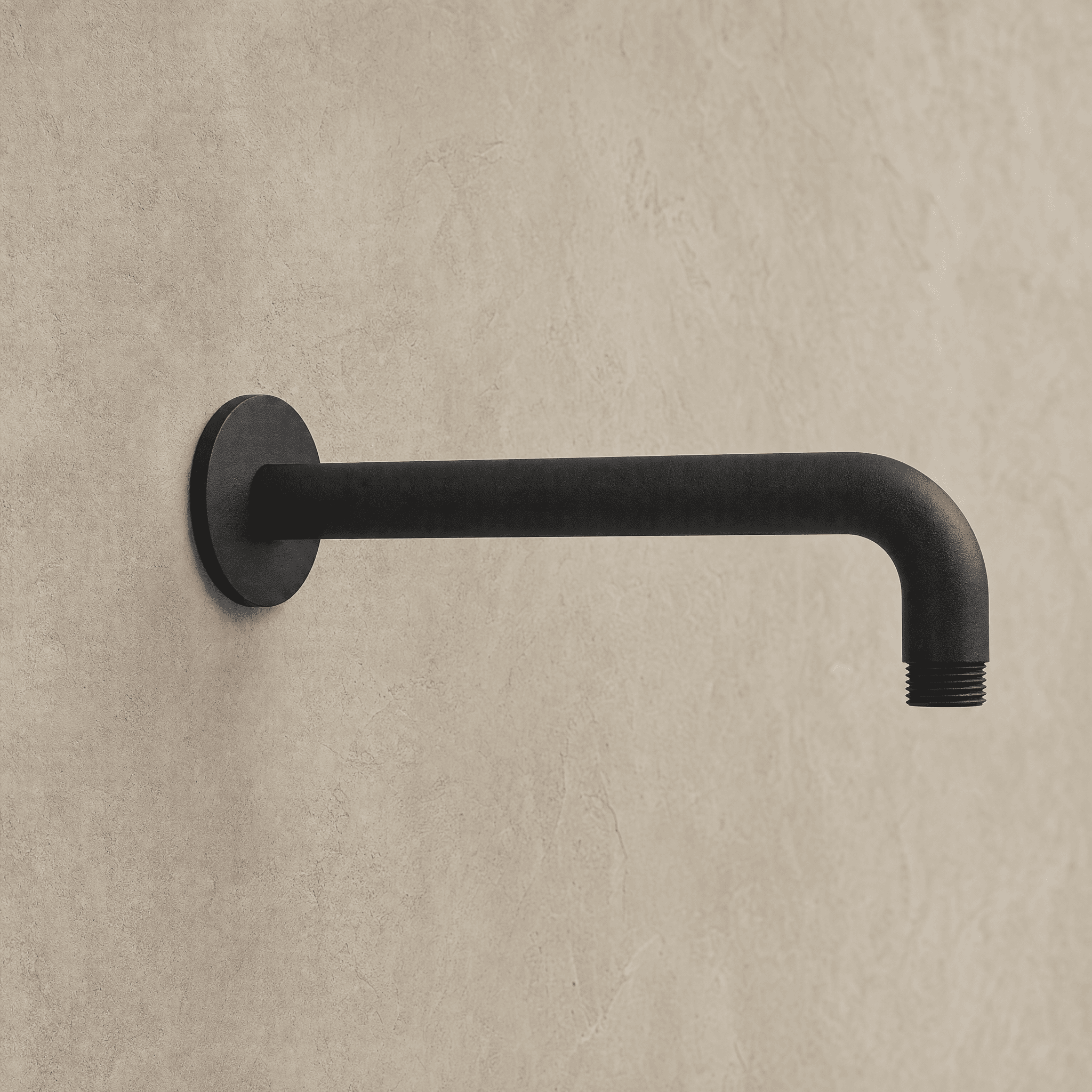 Aquaro Shower Arm 300/400mm, Matte Black, 400 MM