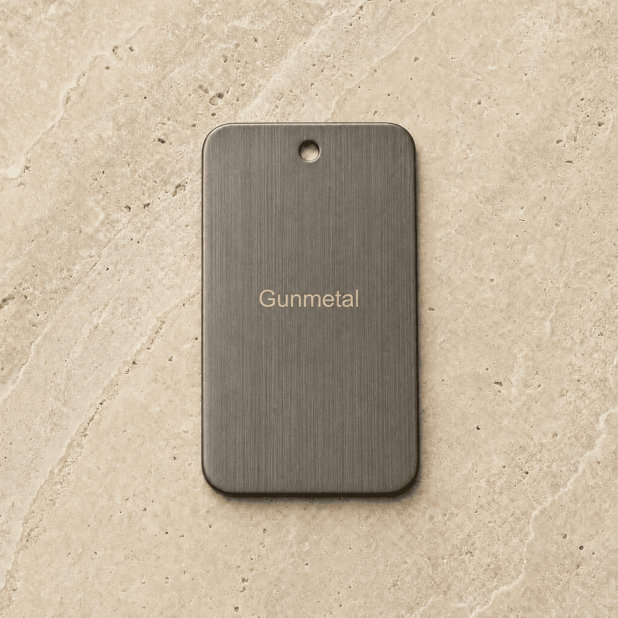 Aquaro Finish Sample: Gunmetal