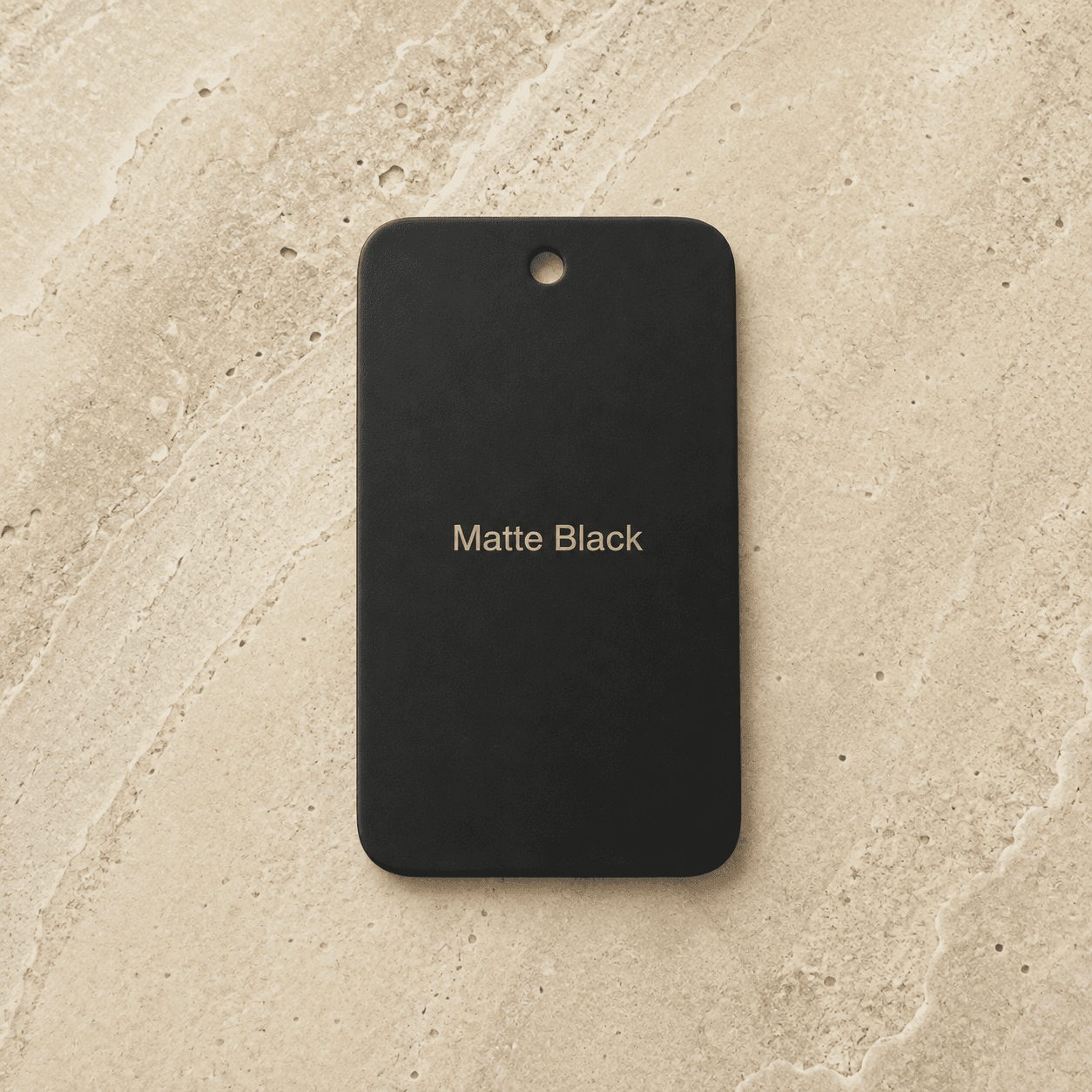 Aquaro Finish Sample: Matte Black, Standard